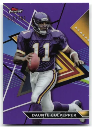 Daunte Culpepper 2023 Topps Finest Purple Refractor #/200 Minnesota Vikings
