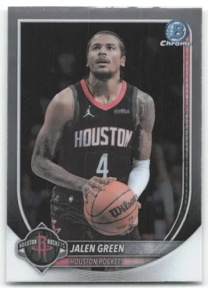 Jalen Green 2025-26 Bowman Chrome Houston Rockets