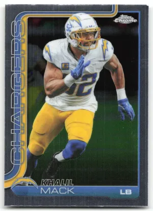 Khalil Mack 2025 Topps Chrome Los Angeles Chargers