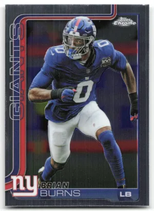 Brian Burns 2025 Topps Chrome New York Giants