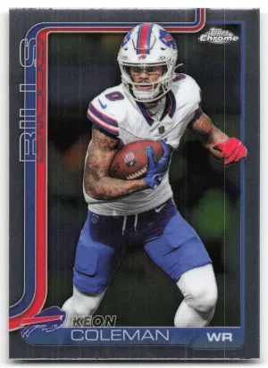 Keon Coleman 2025 Topps Chrome Buffalo Bills