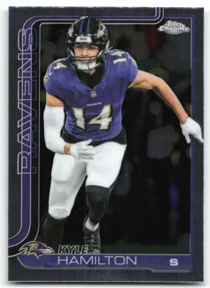 Kyle Hamilton 2025 Topps Chrome Baltimore Ravens