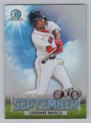 Ceddanne Rafaela 2023 Bowman Sights on September Red Sox