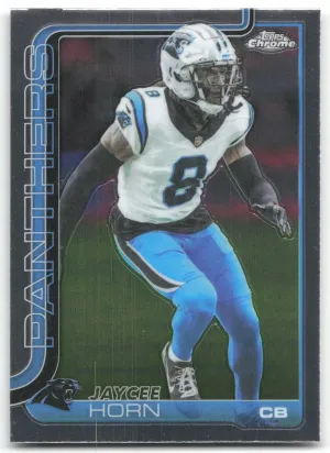 Jaycee Horn 2025 Topps Chrome Carolina Panthers