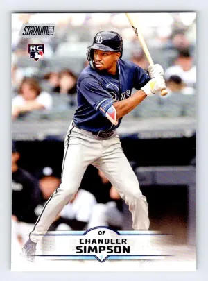 Chandler Simpson RC 2025 Stadium Club Tampa Bay Rays