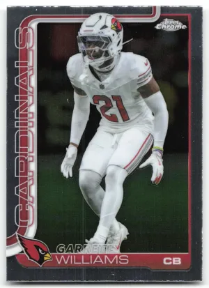 Garrett Williams 2025 Topps Chrome Arizona Cardinals