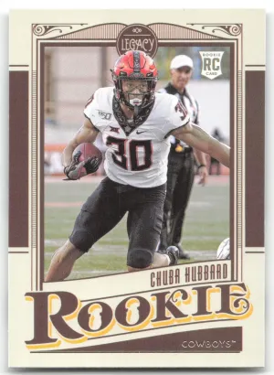Chuba Hubbard Rookie 2021 Panini Legacy Oklahoma State Cowboys