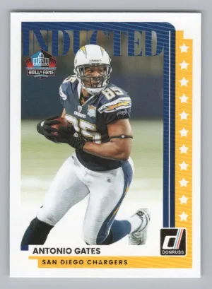 Antonio Gates 2025 Donruss Inducted Chargers