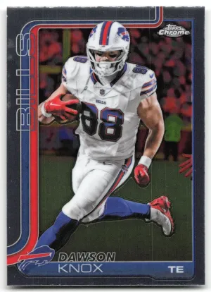 Dawson Knox 2025 Topps Chrome Buffalo Bills