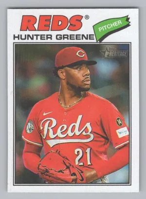 Hunter Greene 2026 Topps Heritage Cincinnati Reds
