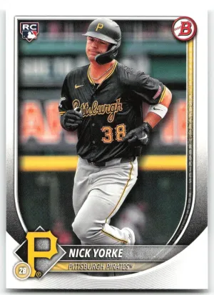 Nick Yorke RC 2025 Bowman Pittsburgh Pirates