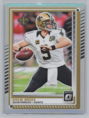 Drew Brees 2025 Donruss Optic Holo New Orleans Saints