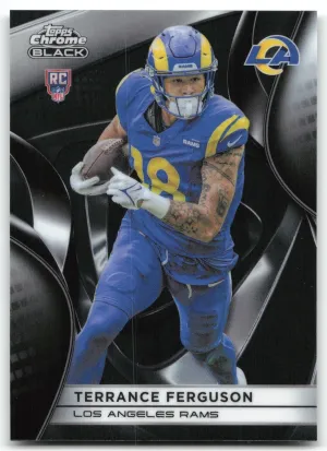 Terrance Ferguson Rookie 2025 Topps Chrome Black Los Angeles Rams