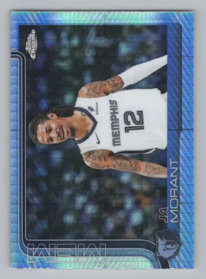 Ja Morant 2025-26 Topps Chrome Prism Refractor Memphis Grizzlies