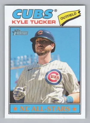 Kyle Tucker 2026 Topps Heritage Chicago Cubs