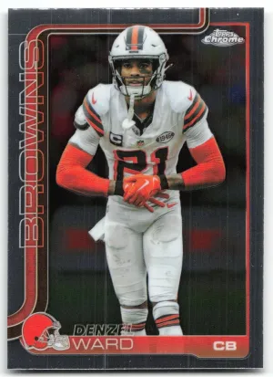 Denzel Ward 2025 Topps Chrome Cleveland Browns