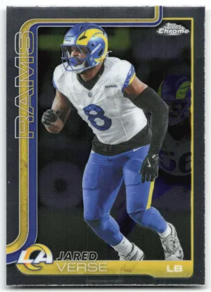 Jared Verse 2025 Topps Chrome Los Angeles Rams