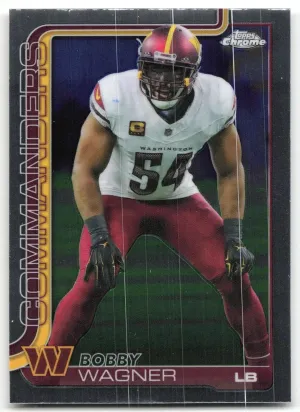 Bobby Wagner 2025 Topps Chrome Washington Commanders