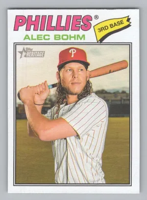 Alec Bohm 2026 Topps Heritage Philadelphia Phillies