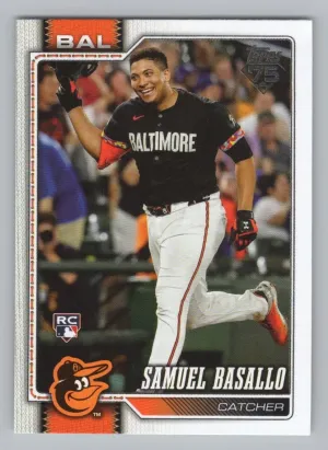 Samuel Basallo Rookie 2026 Topps Baltimore Orioles
