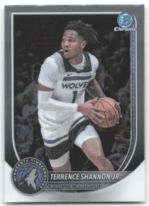 Terrence Shannon Jr. 2025-26 Bowman Chrome Minnesota Timberwolves