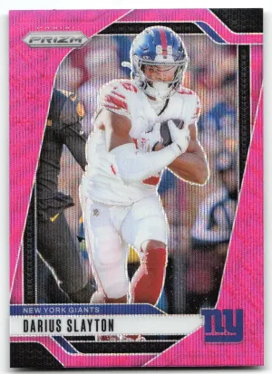 Darius Slayton 2024 Panini Prizm Pink Wave New York Giants