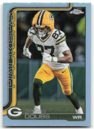Romeo Doubs 2025 Topps Chrome Refractor Green Bay Packers