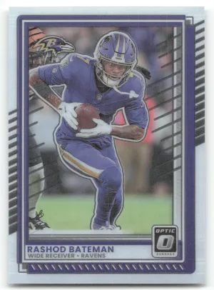 Rashod Bateman 2025 Donruss Optic Baltimore Ravens