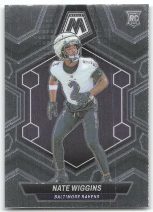 Nate Wiggins Rookie 2024 Panini Mosaic Baltimore Ravens