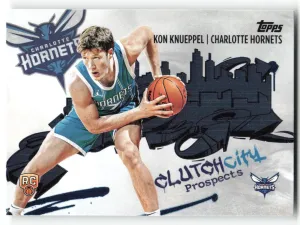 Kon Knueppel RC 2025-26 Topps Clutch City Prospects Hornets