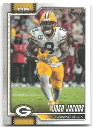 Josh Jacobs 2026 Topps Flagship Green Bay Packers
