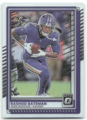 Rashod Bateman 2025 Donruss Optic Baltimore Ravens