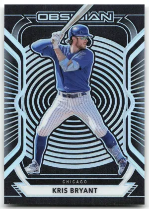 Kris Bryant 2021 Panini Chronicles Obsidian Chicago Cubs