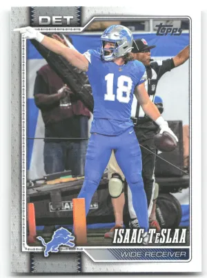 Isaac TeSlaa 2026 Topps Flagship Detroit Lions