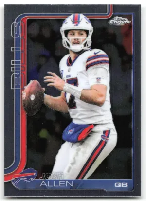 Josh Allen 2025 Topps Chrome Buffalo Bills