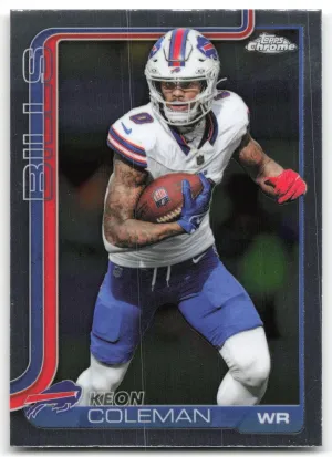 Keon Coleman 2025 Topps Chrome Buffalo Bills