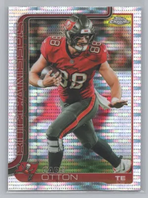 Cade Otton 2025 Topps Chrome Pulsar Refractor Tampa Bay Buccaneers