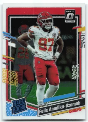 Felix Anudike-Uzomah Rookie 2023 Donruss Optic Kansas City Chiefs