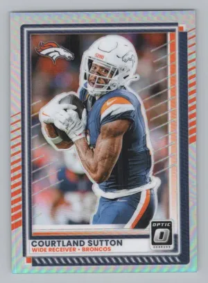 Courtland Sutton 2025 Donruss Optic Holo Broncos