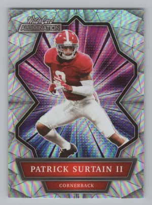 Patrick Surtain II 2021 Wild Card Alumination Silver Alabama Crimson Tide
