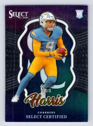 Tre Harris Rookie Chargers 2025 Panini Select Select Certified Rookies