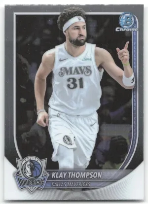Klay Thompson 2025-26 Bowman Chrome Dallas Mavericks