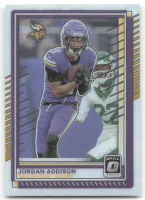 Jordan Addison 2025 Donruss Optic Minnesota Vikings