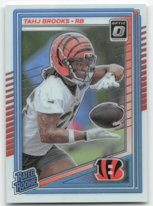Tahj Brooks Rookie 2025 Donruss Optic Cincinnati Bengals