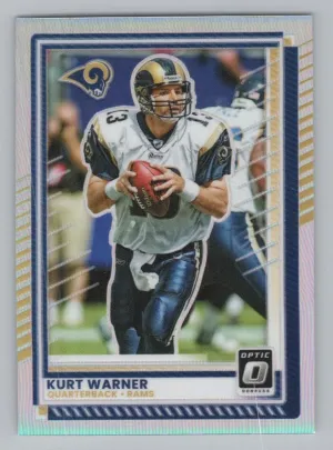 Kurt Warner 2025 Donruss Optic Holo St. Louis Rams