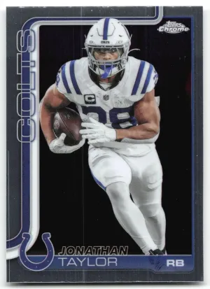 Jonathan Taylor 2025 Topps Chrome Indianapolis Colts