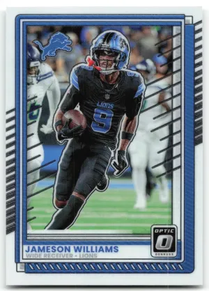 Jameson Williams 2025 Donruss Optic Detroit Lions