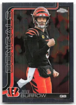 Joe Burrow 2025 Topps Chrome Cincinnati Bengals