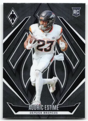 Audric Estime Rookie 2024 Panini Phoenix Denver Broncos