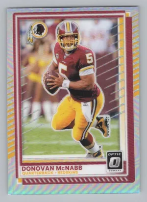 Donovan McNabb 2025 Donruss Optic Holo Redskins
